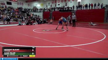 138 lbs Cons. Round 1 - Anthony Blount, Camanche vs Gaige Miller, Wahlert, Dubuque