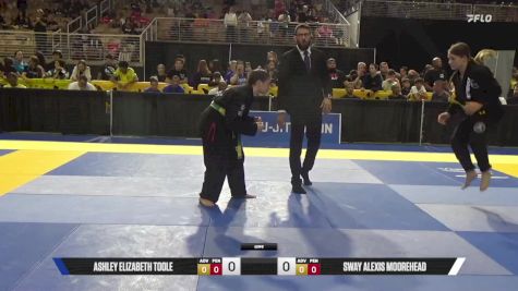 Sway Alexis Moorehead vs Ashley Elizabeth Toole 2025 Pan Kids Jiu-Jitsu IBJJF Championship