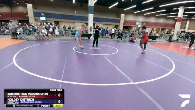 170 lbs Cons. Round 3 - JaiChristian Washington, Rockwall Training Center vs Holden Dietrich, Colleyville Heritage High School Wrestling