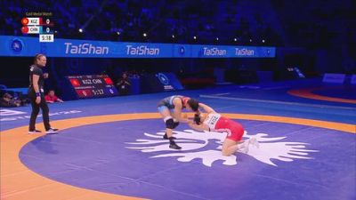 68 kg Finals 1-2 - Meerim Zhumanazarova, Kyrgyzstan vs Jia Long, China