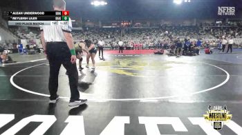 G6A-190 lbs 3rd Place Match - Aleah Underwood, EDMOND NORTH (Girls) vs Reyleigh Liles, BROKEN ARROW (Girls)