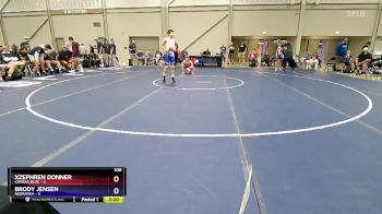 106 lbs Placement Matches (8 Team) - Xzephren Donner, Kansas Blue vs Brody Jensen, Nebraska