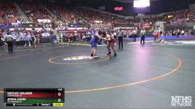 235 lbs Cons. Round 2 - Emma Hahn, Ellinwood HS vs Haylee Holinde, Hoisington HS