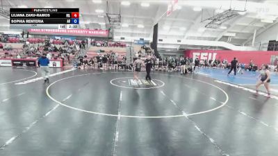 124 lbs Round 4 (12 Team) - Sophia Renteria, Adrian College vs Liliana Zaku-Ramos, Felician