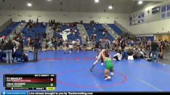 152 lbs Cons. Round 6 - Ty Bradley, Vista Murrieta High School vs Cruz Duardo, Team Jackrabbits