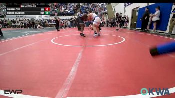 160-HWT lbs Rr Rnd 2 - Brian Love, Vinita Kids Wrestling vs Sunee Hughes, Berryhill Wrestling Club