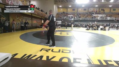 138 lbs Consi Of 8 #2 - Quentin Bailey, Archbishop Spalding vs Malachi Puckett, Baylor School