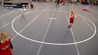 Elementary - 76 lbs Easton Schut, STMA vs Bentley Reese, NRHEG