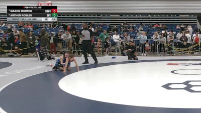 43 lbs Semis - Mason Morton, Perry Meridian Wrestling Club vs Arthur Robles, Brighton Wrestling Club