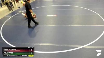 83 lbs Cons. Round 3 - Gage Stenger, Centennial Youth Wrestling vs Miles Aase, Owatonna