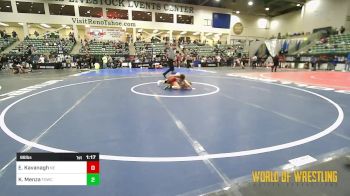 98 lbs Quarterfinal - Ella Kavanagh, Nevada Elite vs Kyler Menza, FordDynasty Wrestling Club