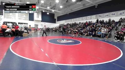 125 lbs Semifinal - Faith Jernigan, Cerritos vs Mia Hooper, Northview