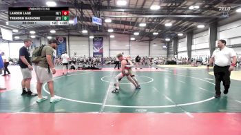132 lbs Rr Rnd 1 - Landen Lage, Patton Trained Red vs Trenden Bashore, Attrition Wrestling Gold