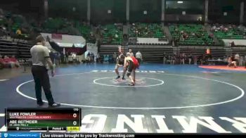 170 lbs Cons. Round 1 - Luke Fowler, Westminster Christian Academy vs Abe Reitmeier, St. John Paul II