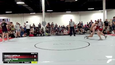 138 lbs Round 5 (6 Team) - Marco Cartella, Buccaneers WC vs Carson Frank, Force WC