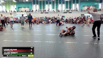 157 lbs Round 2 (4 Team) - Leonid Selmani, Bulldog WC vs Kaleeb Tribbett, Eagles WC