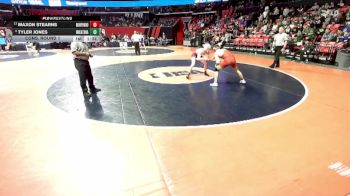1A 165 lbs Cons. Round 1 - Tyler Jones, West Chicago (Wheaton Academy) vs Maxon Stearns, Murphysboro