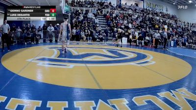 121 lbs 5th Place - Gionno Gardner, Canon-McMillan vs Luke Desantis, Penn Trafford