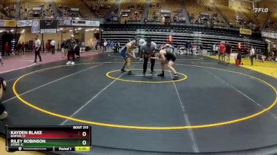 157 lbs Cons. Round 3 - Kayden Blake, Barton CC vs Riley Robinson, Otero JC