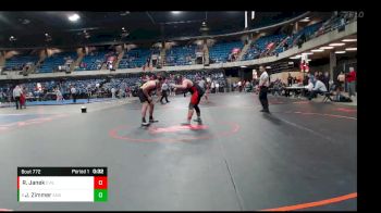 195 lbs Cons. Round 4 - Joe Zimmer, Andrew vs Roman Janek, Edwardsville