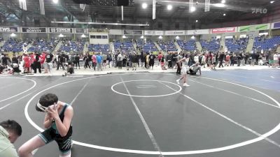 90 lbs Quarterfinal - James Laslovich, Summit WC vs Carlos Hernandez, Madcat