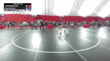 105 lbs Round 3 - Katherine Cook, Freedom Wrestling Club vs Lylah Paletta, Chippewa Elite Wrestling