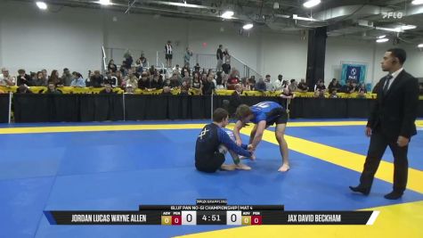 Jax David Beckham vs Jordan Lucas Wayne Allen 2026 Pan IBJJF Jiu-Jitsu No-Gi Championship