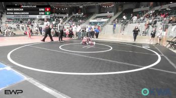 57 lbs Consolation - Maci Duncan, South Central Punisher Wrestling Club vs Kyra Smallwood, South Central Punisher Wrestling Club