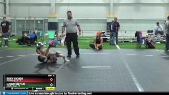 52 lbs Round 4 (6 Team) - Daxon Bench, South Hills vs Zoey Eicher, Phoenix Blue