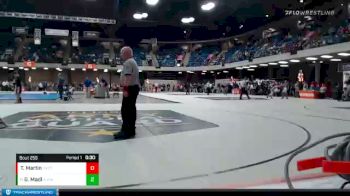 113 lbs Champ. Round 2 - Grant Madl, Elk Grove Village vs Tyler Martin, Naperville Central