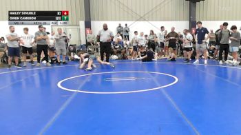 105 lbs Rr Rnd 9 - Hailey Struble, M2 Training Center - K8 vs Owen Cameron, Keystone Krush - K8