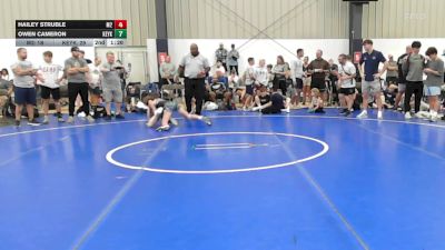 105 lbs Rr Rnd 9 - Hailey Struble, M2 Training Center - K8 vs Owen Cameron, Keystone Krush - K8