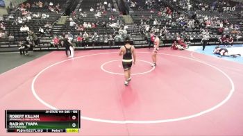 193 lbs Cons. Round 1 - Raghav Thapa, Cottonwood vs Robert Killian, Springville High School