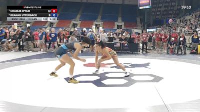 110 lbs Semis - Charlie Wylie, NJ vs Reanah Utterback, IA