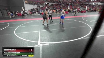 235+ Round 2 - Jimmy Merritt, Parkview Junior High vs Malahki Schneider, Kewaskum Wrestling