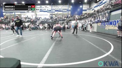 110 lbs Round Of 16 - Sawyer Ward, Red Ryder Wrestling Club vs Cayden Beavers, Harrah Little League Wrestling