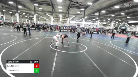 120 lbs Consi Of 16 #1 - Lyle Little, Sand Devils WC vs Jake Wood, War