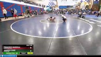 98 lbs 5th Place Match - Francisco Burrola, American Falls vs Andrew Duke, Sandpoint