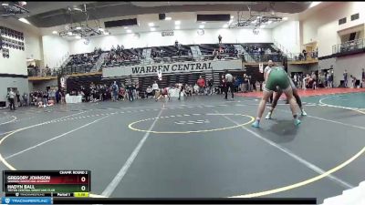 220 lbs Champ. Round 2 - Gregory Johnson, Warren Wrestling Academy vs Hadyn Ball, Triton Central Wrestling Club