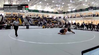 175 lbs Quarters & 1st Wb (16 Team) - Clayton Clemmons, Westminster Schools vs Michael Abernathy, Eastside Hs