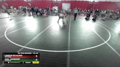 142-149 lbs Round 1 - Landun Escalona, Wisconsin vs Noel Hasskamp, Minnesota