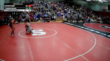 139 lbs Cons. Round 2 - Colton Ward, Westmont Hilltop Hs vs Kaiden Krasa, Corry Area Hs