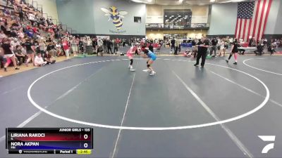 135 lbs Quarterfinal - Liriana Rakoci, IL vs Nora Akpan, MN