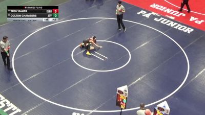 82 lbs Consi Of 16 #2 - Troy Baker, Cumberland Valley vs Colton Chambers, Jefferson Morgan