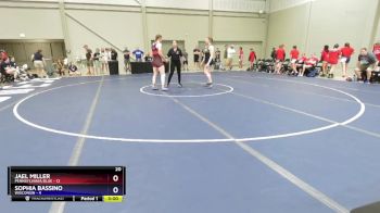 170 lbs Semis & 3rd Wb (16 Team) - Jael Miller, Pennsylvania Blue vs Sophia Bassino, Wisconsin