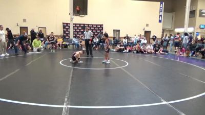 60 lbs Rr Rnd 1 - Javon Smith, CRWC K-8 vs Brentley Maines, Partner Trained K-8