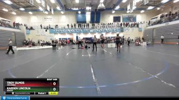 220 lbs Cons. Round 3 - Kaeden Lincoln, Borah vs Troy Olmos, Columbia