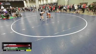 106 lbs Champ. Round 1 - Ziggy Sandobal, Ohio vs Cooper Sandoval, Nevada Elite Wrestling