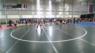 126 lbs Cons. Round 2 - Christian Leighton, Reality Sports Wrestling Club vs Uriah Allen, NWWC