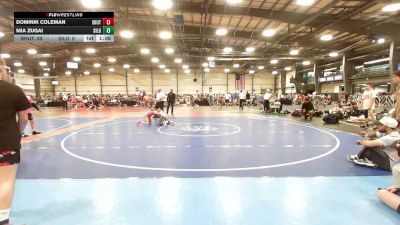105 lbs Rr Rnd 2 - Dominik Coleman, Team Lil SHUTTs - MS vs Mia Zugai, Silo - MS